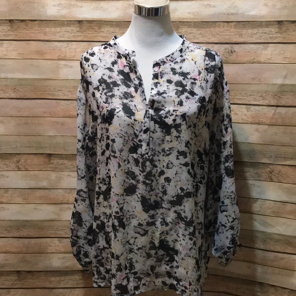 a.n.a Tops - Semi sheer blouse